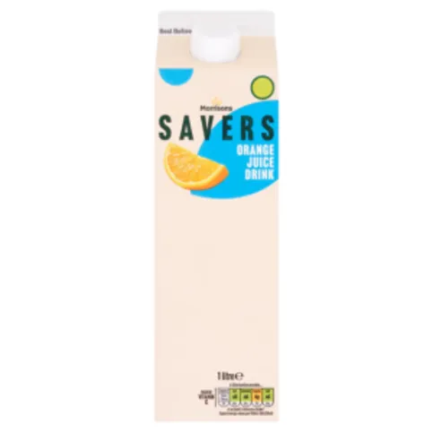 Morrisons Savers Orange Juice Drink 1l