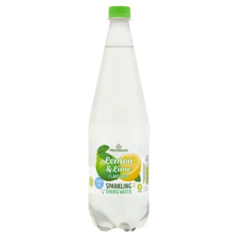 Morrisons Sparkling Lemon & Lime Water 1L