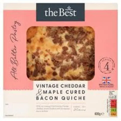 Morrisons The Best Bacon Brie & Cranberry Quiche 400g