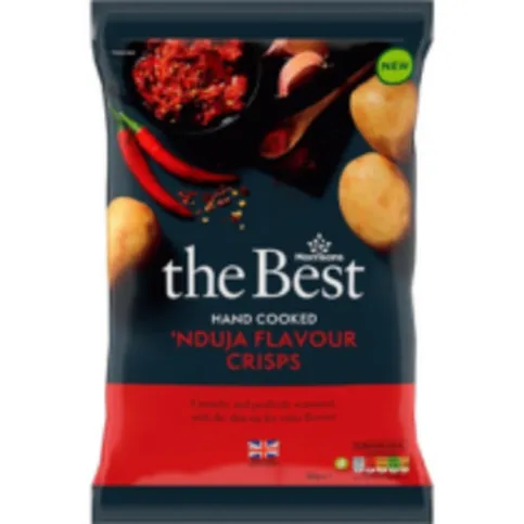 Morrisons The Best Spicy Ndjua Crisps 125g
