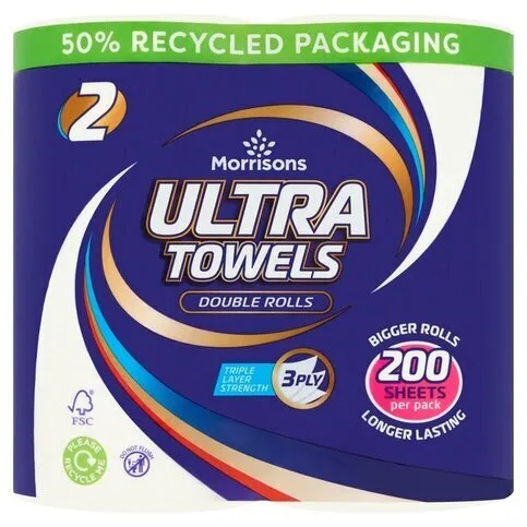 Morrisons The Best Ultra Kitchen Towel 2 Rolls