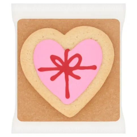 Morrisons Valentines Flooded Heart Shortcake