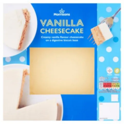 Morrisons Vanilla Cheesecake 475g