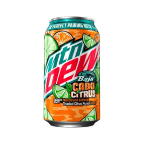 Mountain Dew Baja Cabo Citrus Can 355ml