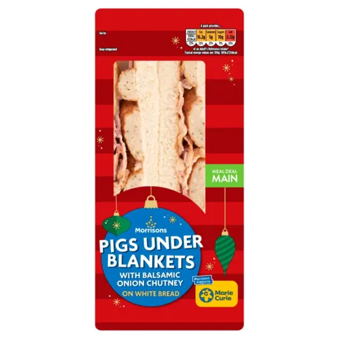 Morrisons  Pigs Under Blankets Sandwich 212g