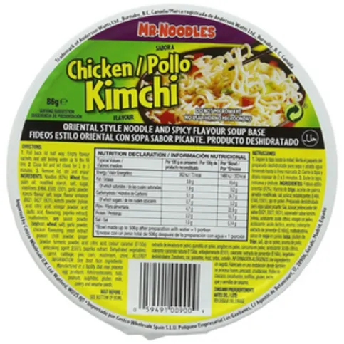 Mr Noodle Chicken Kimchi 86g