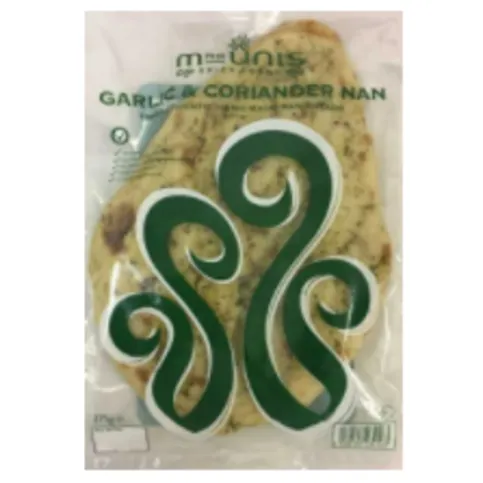 Mrs Unis Garlic & Coriander Naan 3 Pack