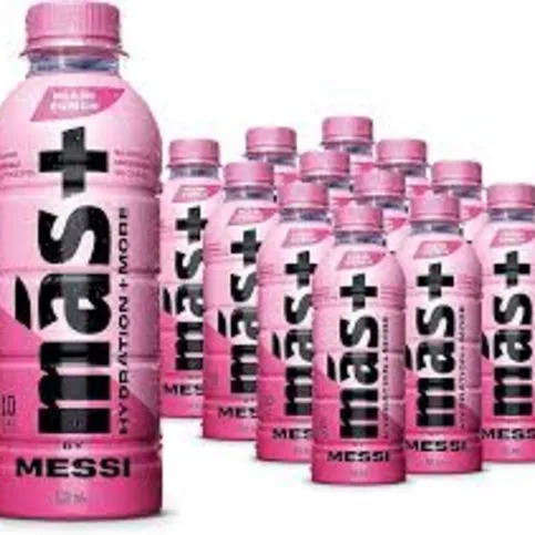 Más+ by Messi Miami Punch 500ml (BBE 05/03) Case of 12