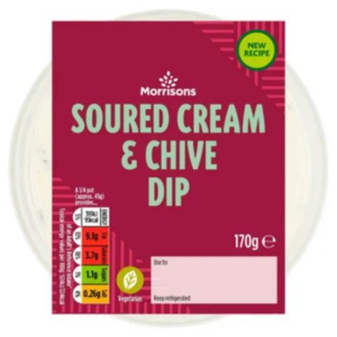 Morrisons Soured Cream & Chive Dip 170g