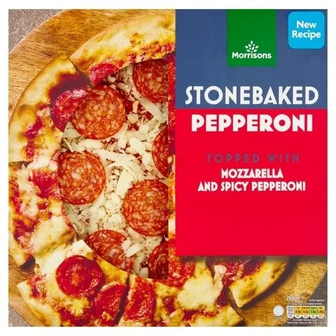 Morrisons Stonebaked Pizza Pepperoni 285g