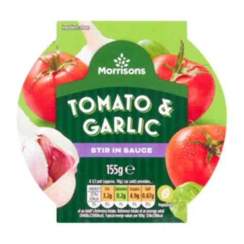 Morrisons Tomato & Garlic Stir In Sauce 155g