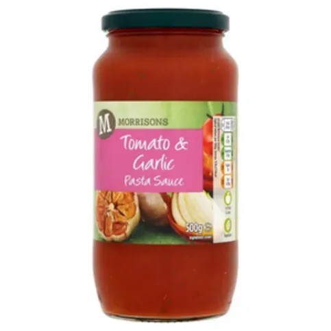 Morrisons Tomato & Garlic Pasta Sauce 500g