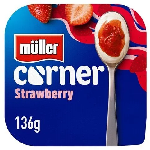 Müller Corner Strawberry 136g (bb)