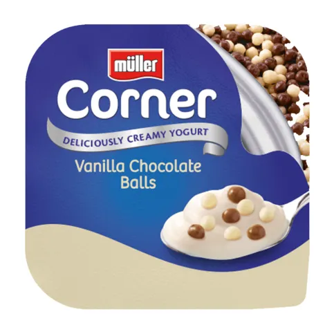 Müller Corner Vanilla Chocolate Balls 124g