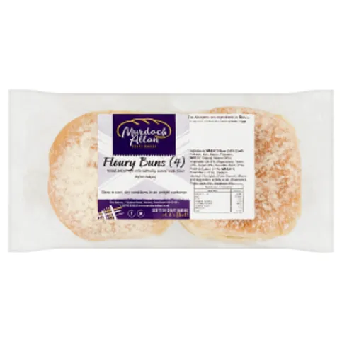 Murdoch Allan Craft Bakery 4 Floury Buns