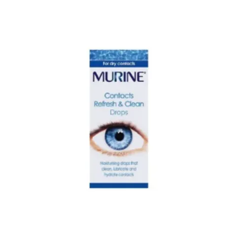 Murine Contacts Refresh & Clean Eye Drops
