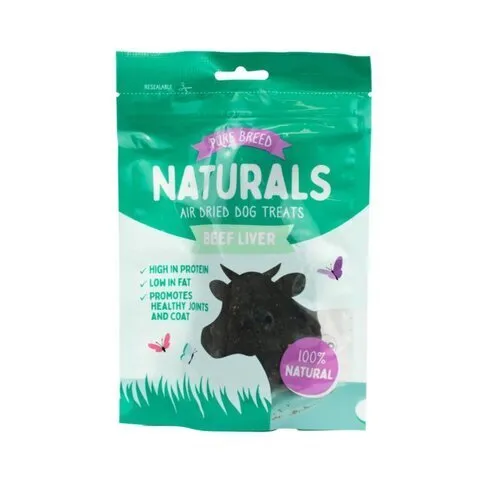 Naturals Dog Treats Beef Liver 50g