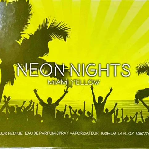 NEON LIGHTS MIAMI YELLOW 