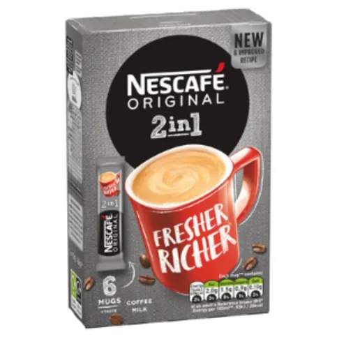 Nescafe 2in1 Instant Coffee Sachets 6 x 10g