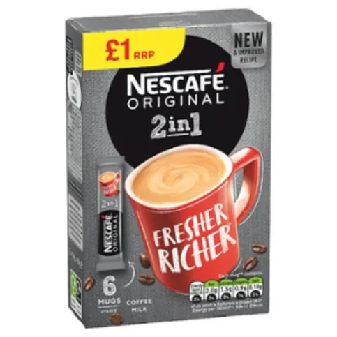 Nescafe Original 2 in 1 6 x 10g