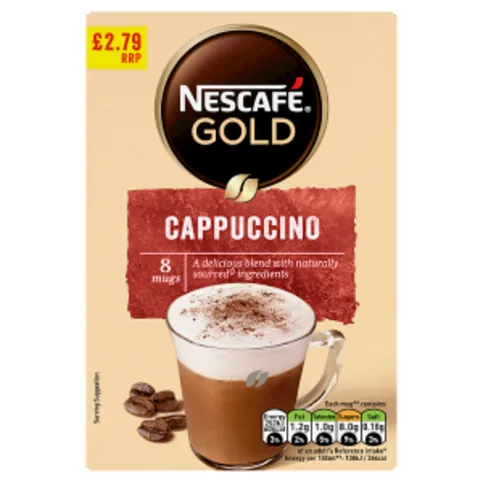 Nescafe Gold Cappuccino 8 Sachets