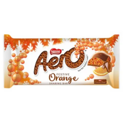 Aero Orange Chocolate Festive Sharing Bar 90g