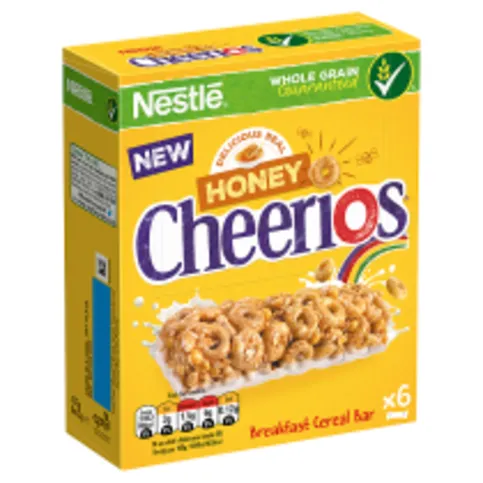 Nestle Honey Cheerios Cereal Bars 6 x 22g
