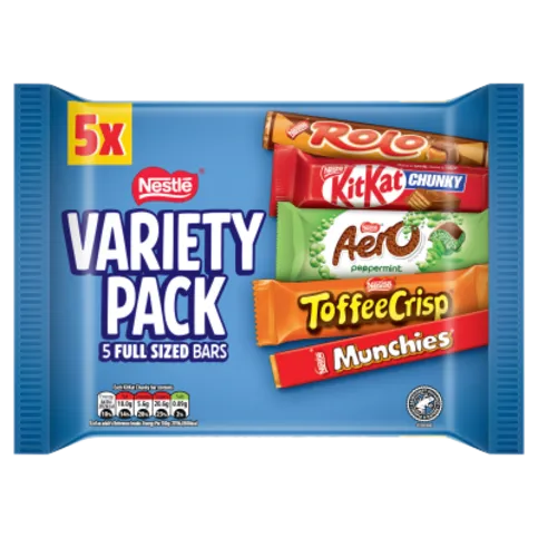 Nestlé’s – Chocolates Assortment, 5x bars (218g)