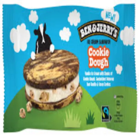 New Ben & Jerry's Ice Cream Sandwich Cookie Dough 