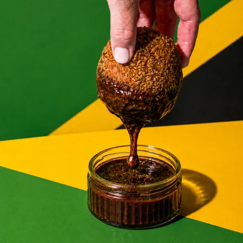 NEW!!!  Jamaican Jerk Scotch Egg