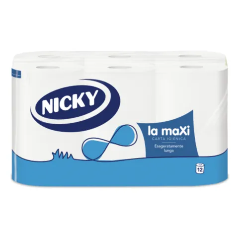 Nicky Maxi Toilet Tissue 50% More