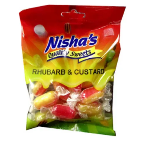 Nisha Rhubarb & Custard 140g