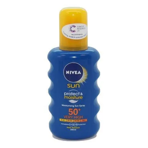 NIVEA SUN Protect & Moisture Sunscreen Spray SPF 50+ 200ml