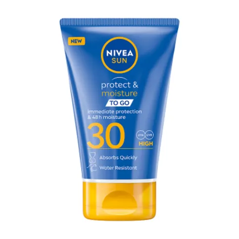 NIVEA SUN Protect & Moisture To Go Sun Cream SPF30 50ml