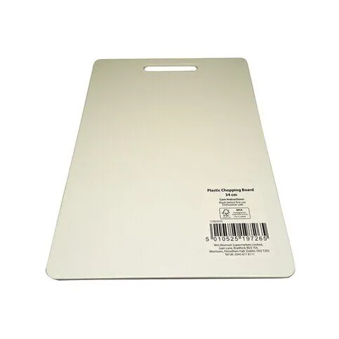 Nutmeg Home Essentials Plastic Chopping Board 34cm