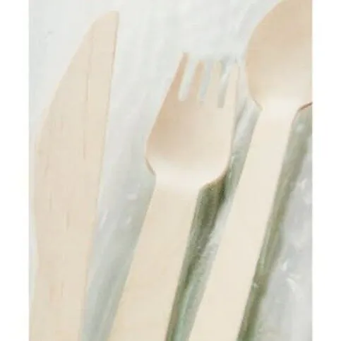 Nutmeg Home Wooden Cutlery Set 18pk