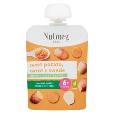 Nutmeg Sweet Potato Carrot & Swede 6m+ 70g