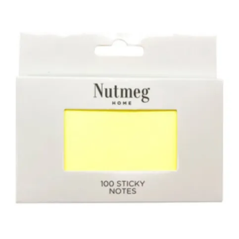 Nutmeg Yellow 100 Sheet Sticky