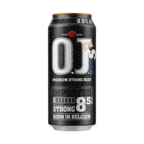 OJ Black Strong Imported Beer 500ml