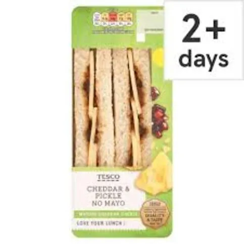One stop cheese and pickle sandwich