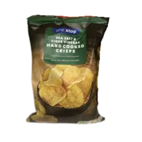 One Stop Sea Salt & Vinegar Crisps & Snacks 150g