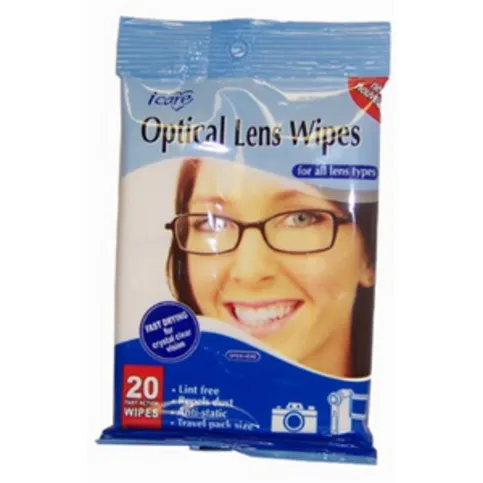 Optical Lens Wipes 20 Pack