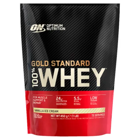 Optimum Nutrition Gold Standard 100% Whey Vanilla Ice Cream 450g