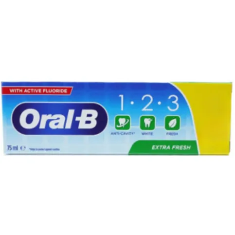Oral-B 123 Extra Fresh Toothpaste 75ml
