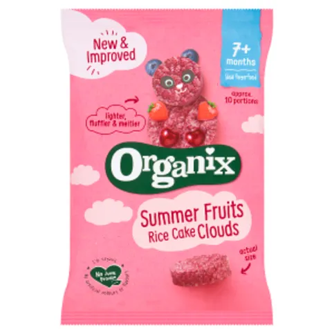 Organix Smmr Fruits Rice Cake 40G