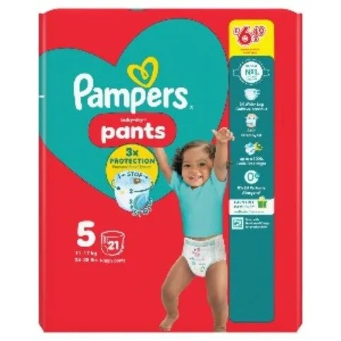 Pampers Baby Dry Nappy Pants Size 5