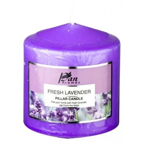 Pan Aroma Lavender Pillar Candle