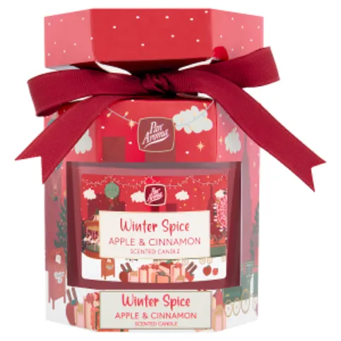 Pan Aroma Winter Spice Apple & Cinnamon Scented Candle