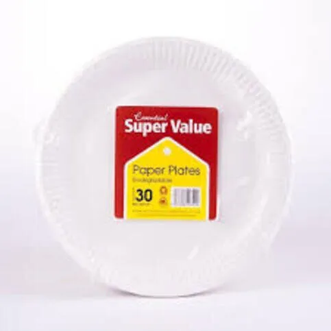 PAPER PLATES 23CM 30 S