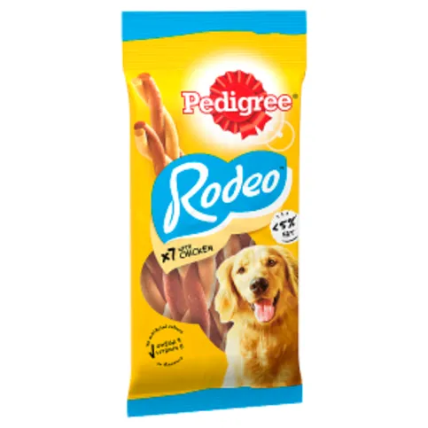 Pedigree Rodeo Adult Dog Treats Chicken 7 Sticks 123g